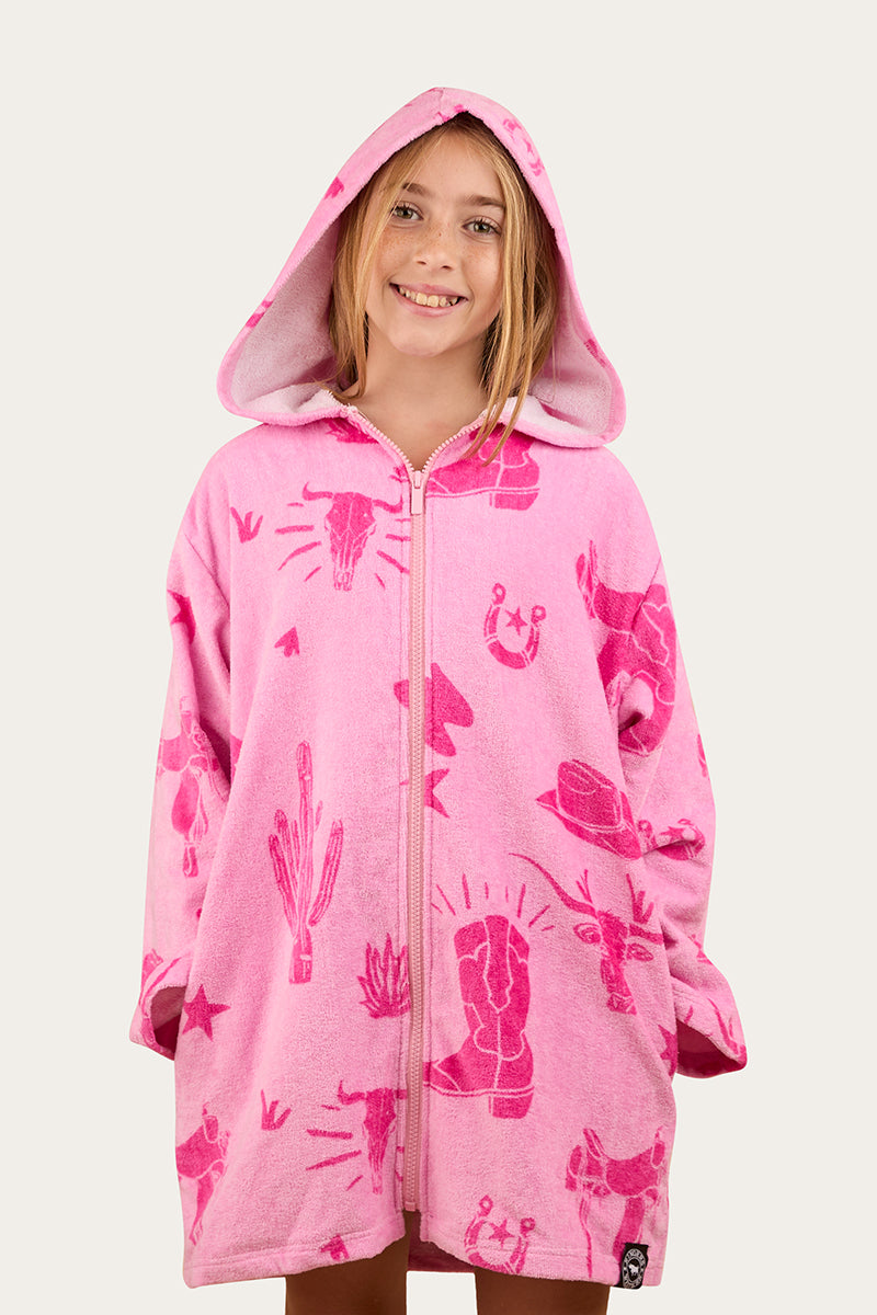 Ringers Western Boot Scootin Kids Zip Through Towel