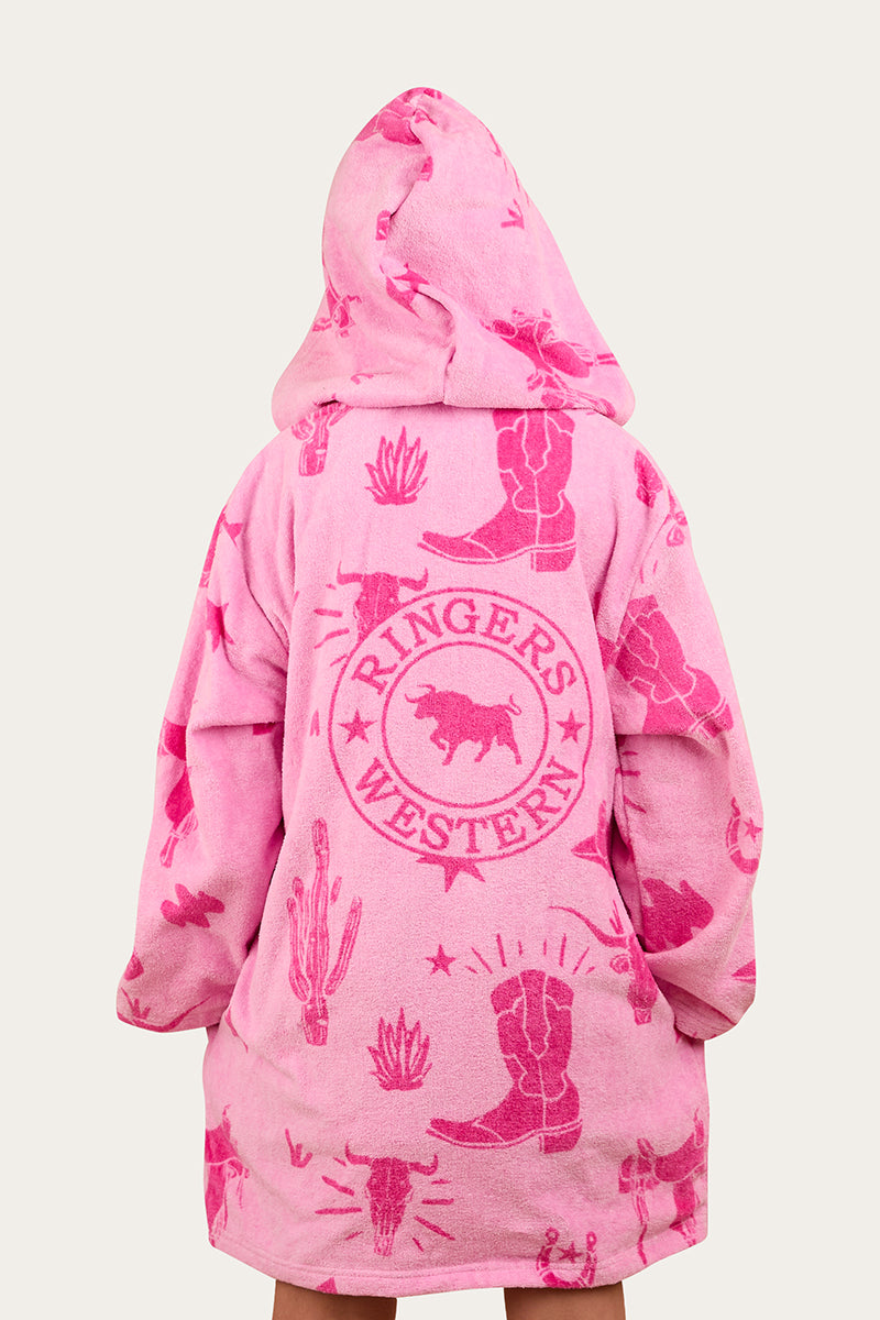 Ringers Western Boot Scootin Kids Zip Through Towel