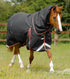 Description:Buster 100g Turnout Rug with Snug-Fit Neck Cover_Colour:Black_Position:1