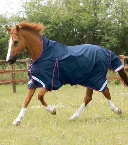 Description:Buster Hardy 0g Half Neck Turnout Rug_Colour:Navy_Position:1