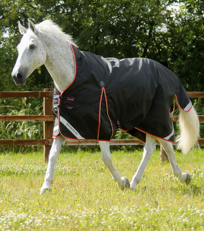 Description:Buster Hardy 100 Half Neck Turnout Rug_Colour:Black_Position:1