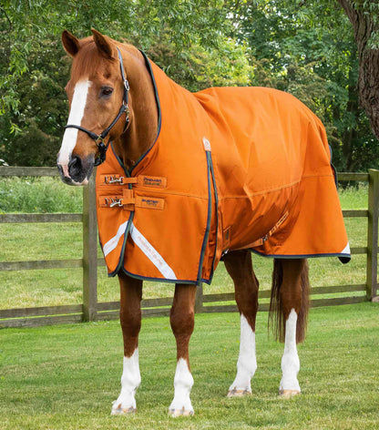 Description:Buster Hardy 400g Half Neck Turnout Rug_Colour:Burnt Orange_Position:1