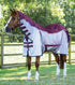 Description:Buster Stay-Dry Super Lite Fly Rug with Surcingles_Colour:Wine_Position:1