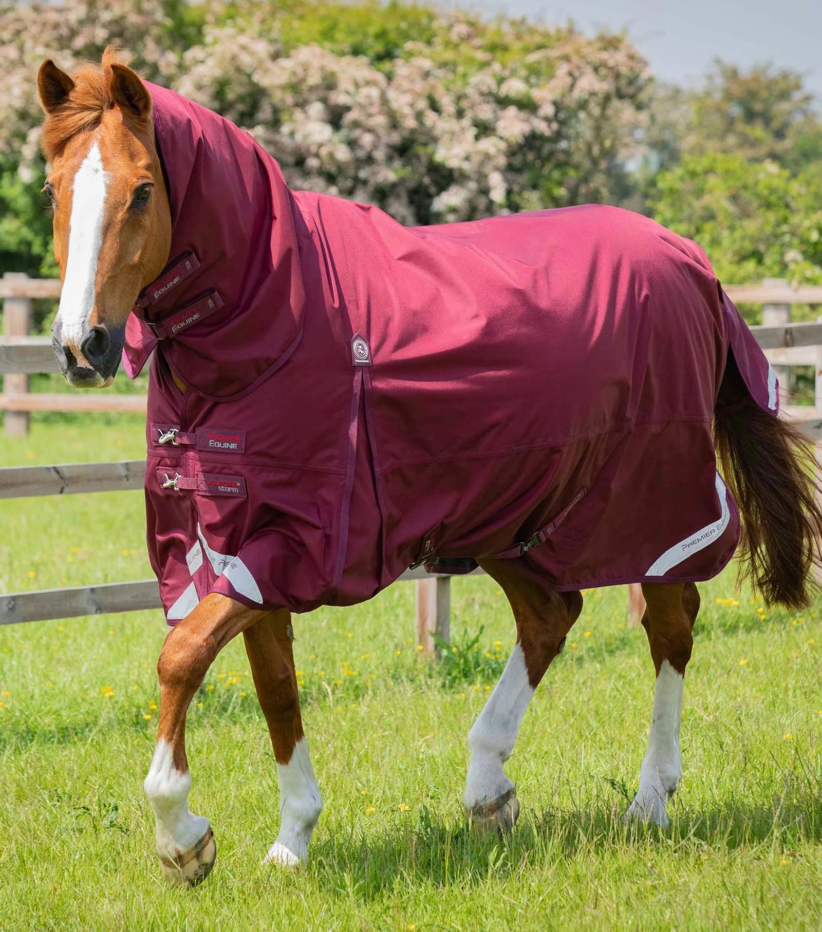 Premier Equine Buster Storm Combo Turnout Rug with Classic Neck