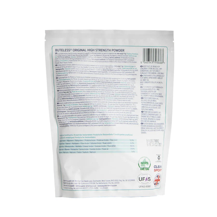 Equine America Buteless Original Strength Powder