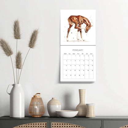 Michelle Clarke 2026 &quot;Horses In Watercolour&quot; Calendar