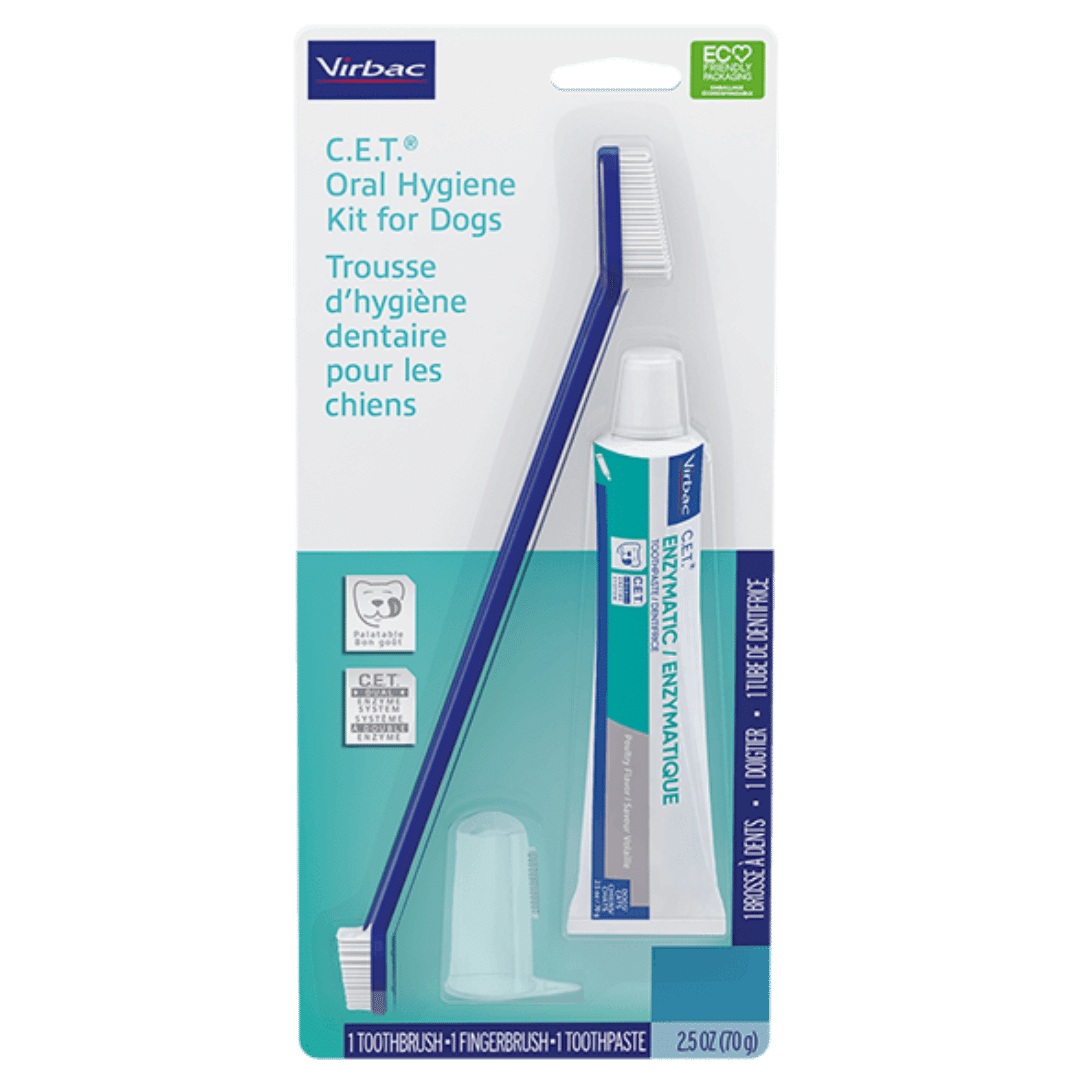 Virbac CET home dental kit contents