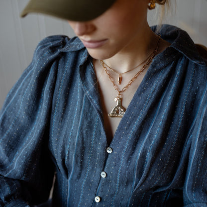 Whistle &amp; Pop Heritage Horse Shoe Whistle Pendant