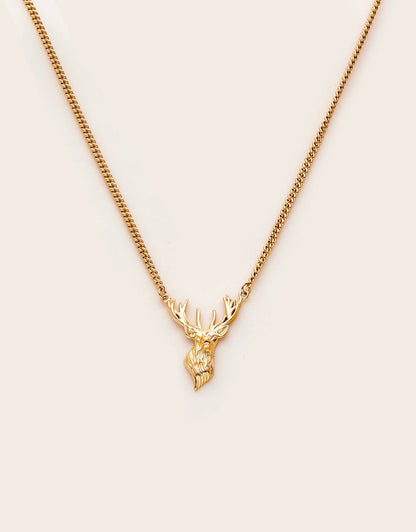 Whistle &amp; Pop Heritage Prince George Stag Necklace