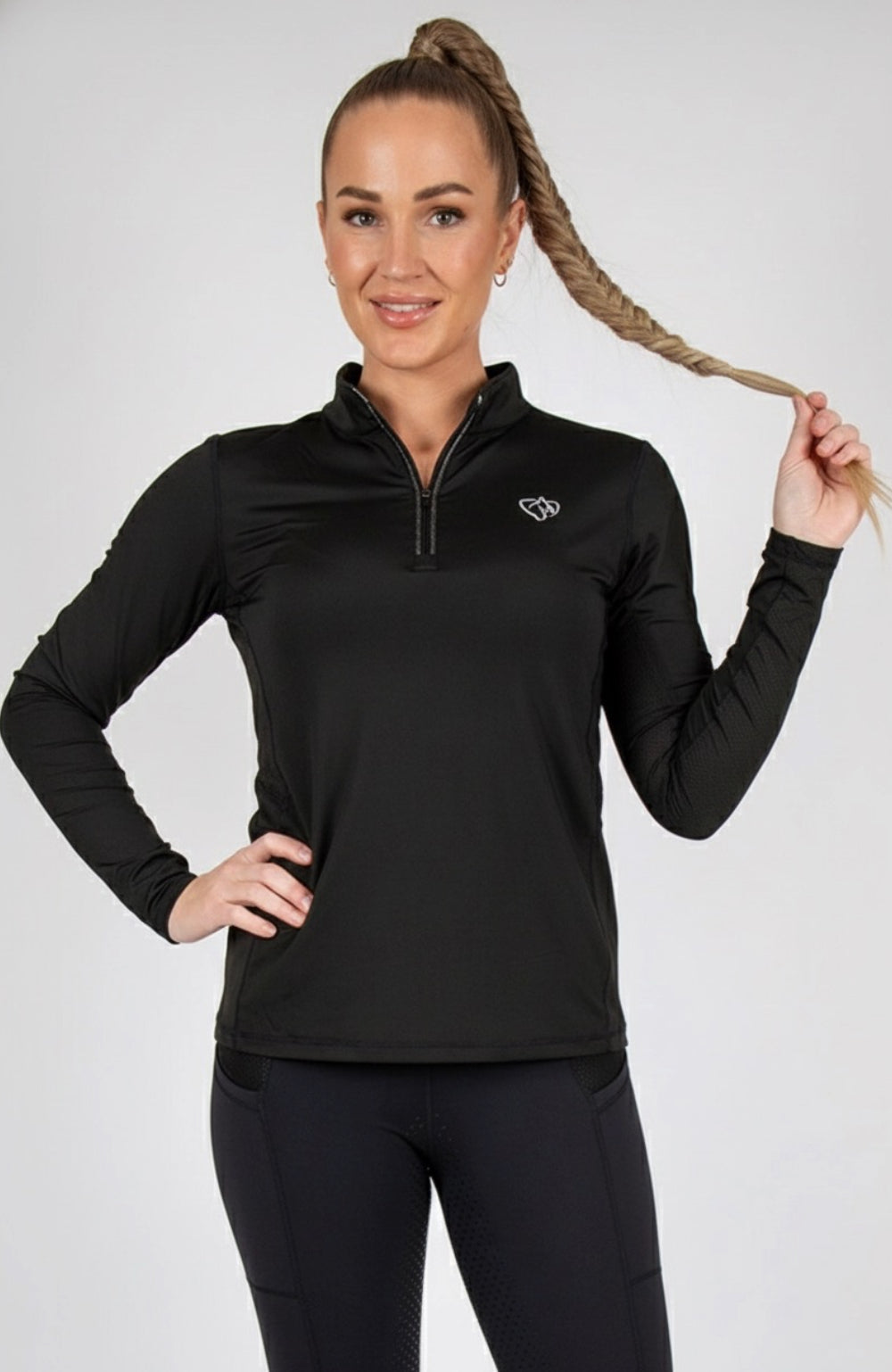 BARE Equestrian Ascot Sunsafe Long Sleeve Riding Shirt