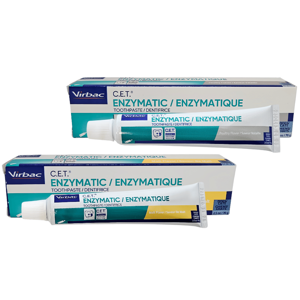 Virbac CET enzymatic toothpaste and dental kit