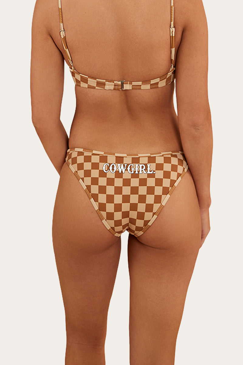 Ringers Western Checkers Womens Hi Cut Bikini Bottom