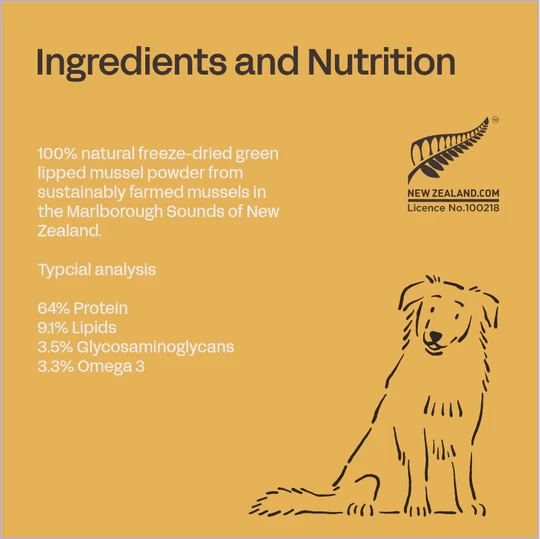 Fourflax Canine Mussel Powder