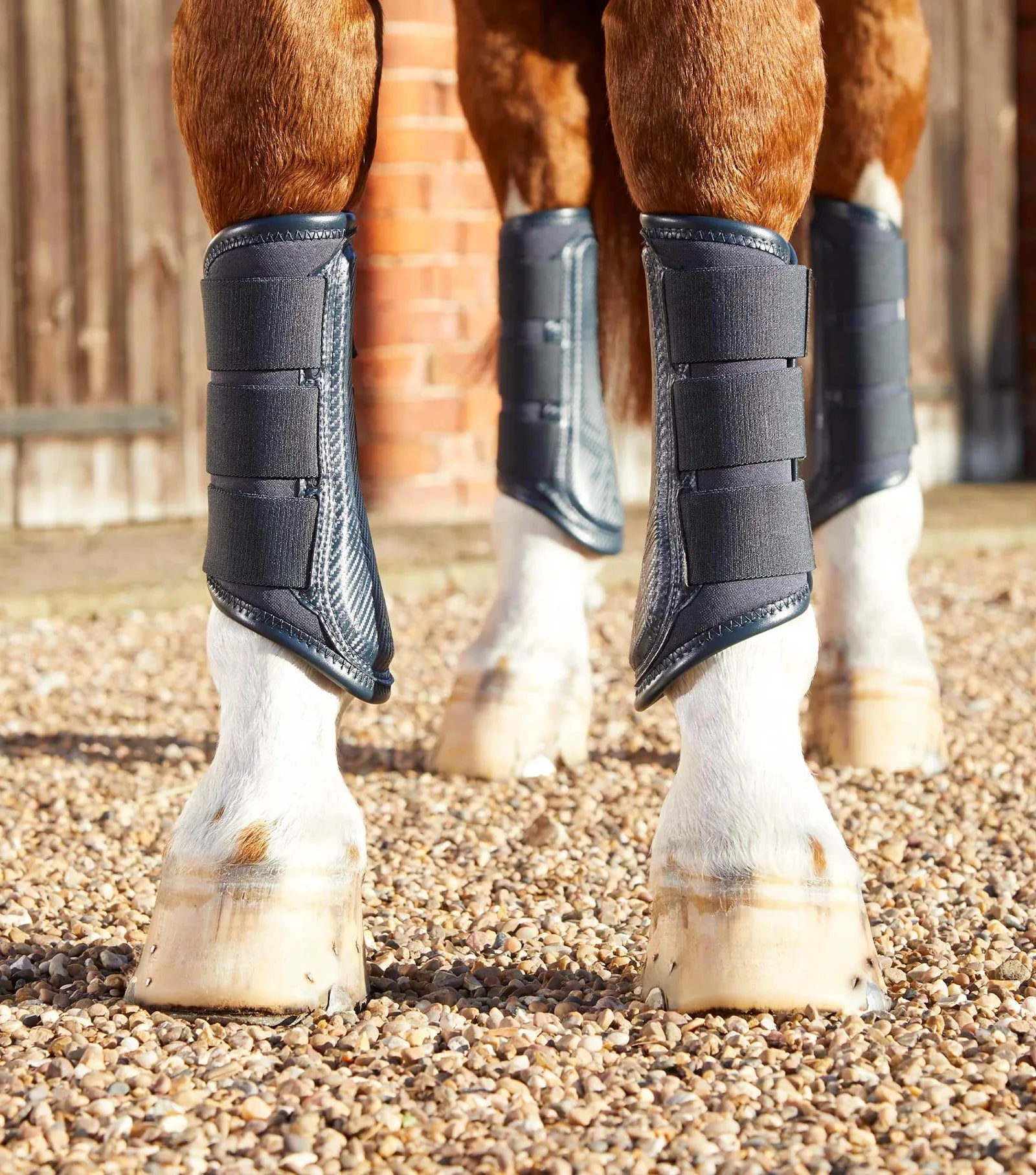 Premier Equine Carbon Air-Tech Single Locking Brushing Boots