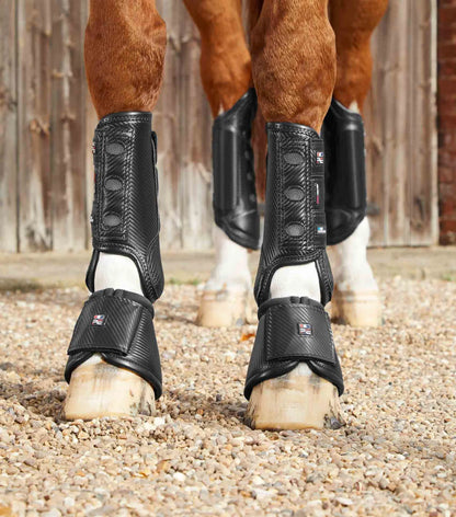 Premier Equine Carbon Wrap Over Reach Boots