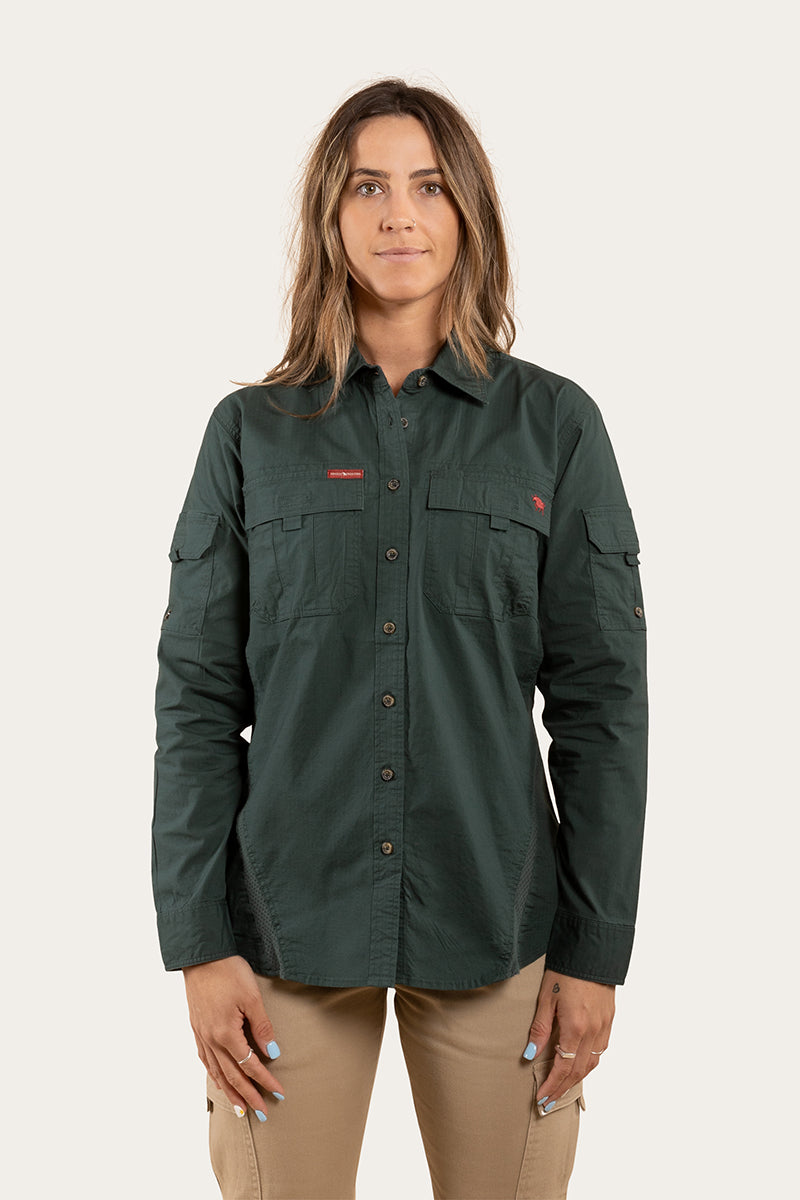Ringers Western Rosebery Womens Ripstop Full Button Work Shirt