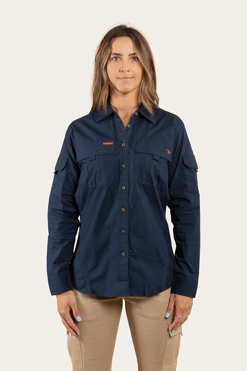 Ringers Western Rosebery Womens Ripstop Full Button Work Shirt