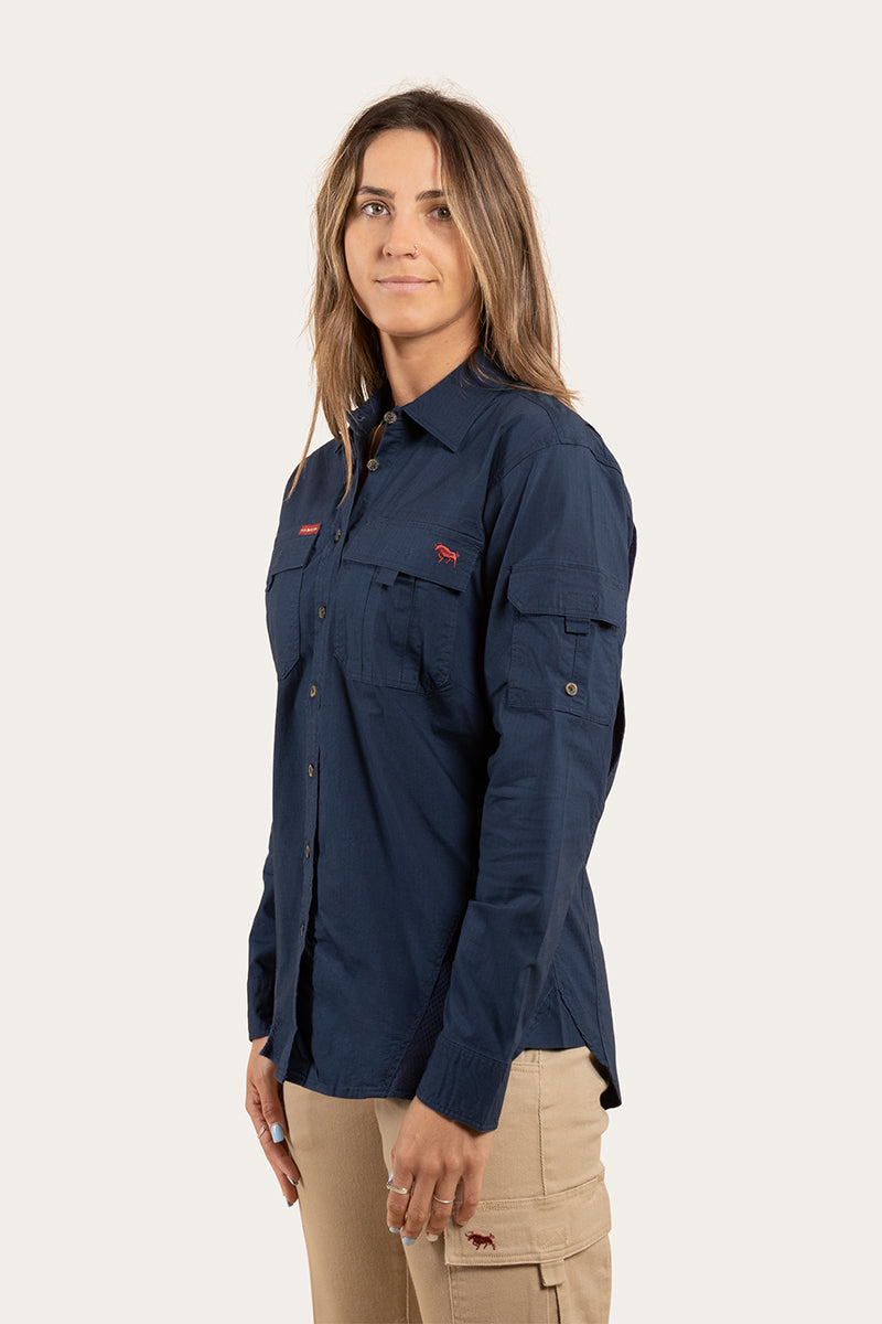 Ringers Western Rosebery Womens Ripstop Full Button Work Shirt