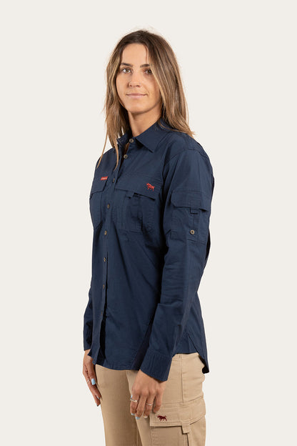 Ringers Western Rosebery Womens Ripstop Full Button Work Shirt