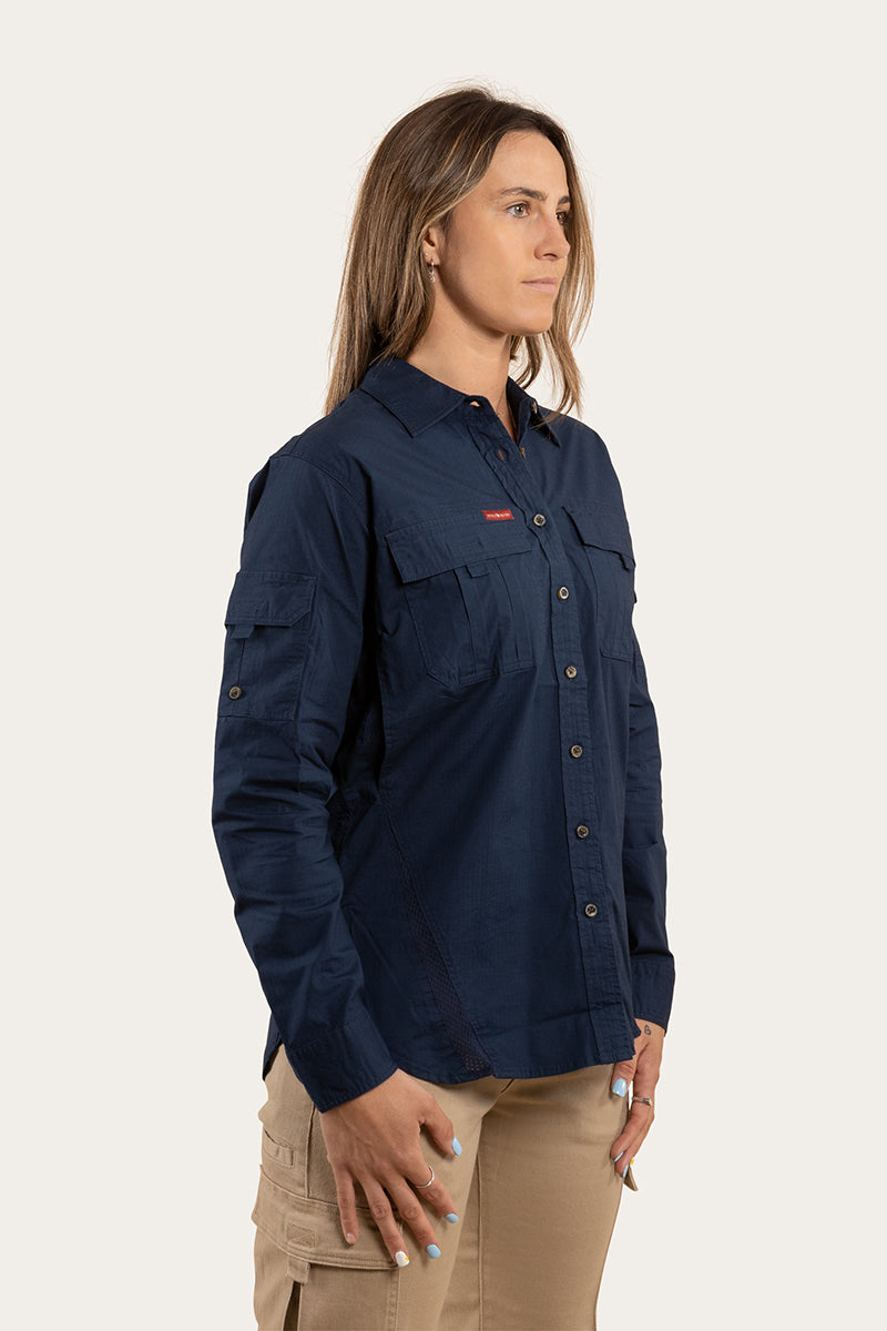 Ringers Western Rosebery Womens Ripstop Full Button Work Shirt