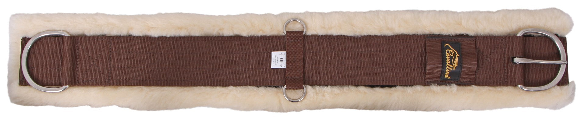 Cavallino ComfiEze Natural Western Buckle/Dee Girth