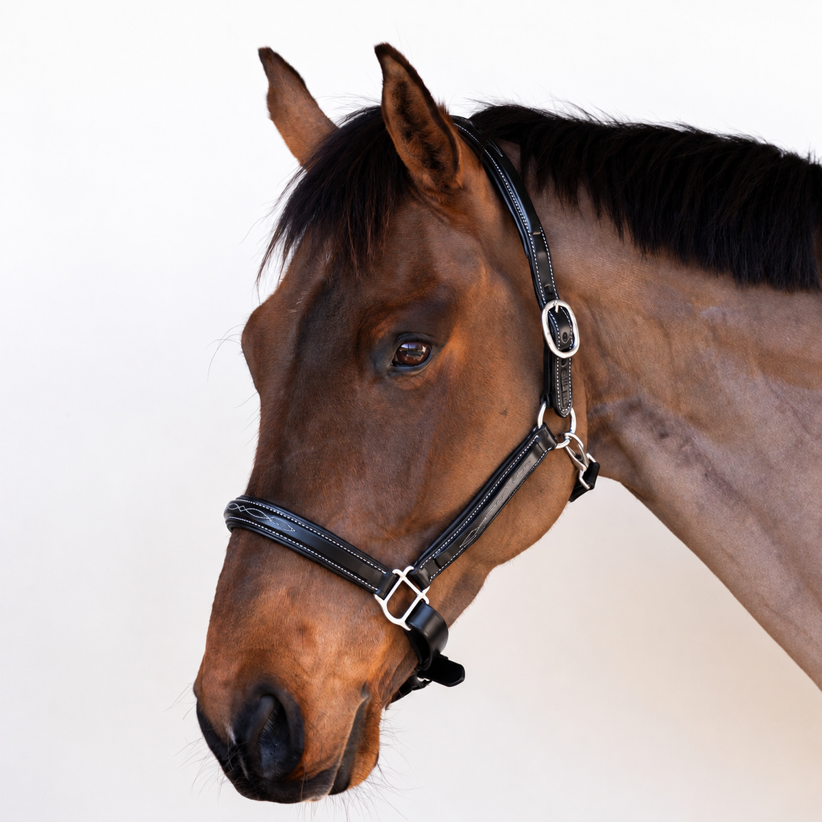 NZ Tack Padded Leather Halter
