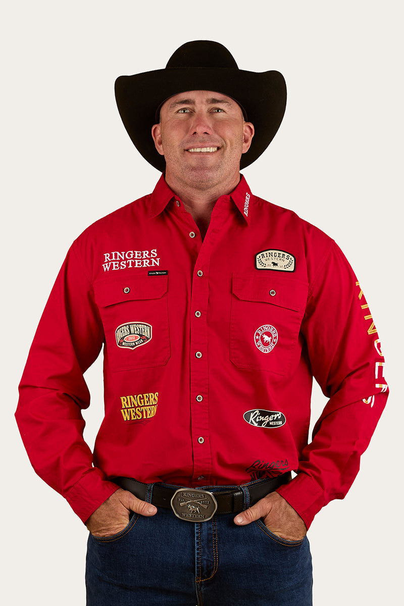 Ringers Western Chute Boss Mens Full Button Work Shirt