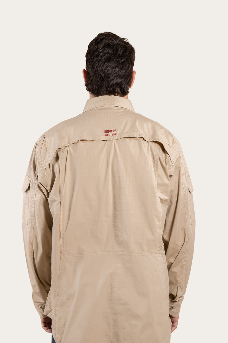 Ringers Western Pilbara Mens Ripstop Full Button Work Shirt