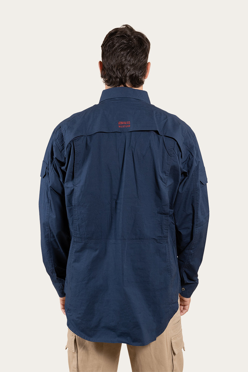 Ringers Western Pilbara Mens Ripstop Full Button Work Shirt