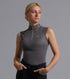 Description:Derina Ladies Technical Sleeveless Riding Top_Colour:Anthracite Grey_Position:1