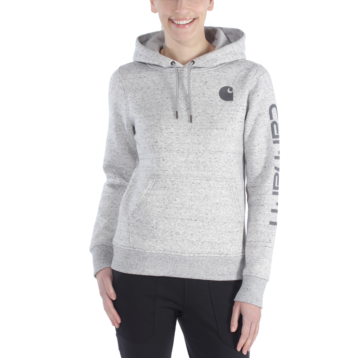 Carhartt Womens Clarksburg Fleece Graphic Hooded Sweatshirt