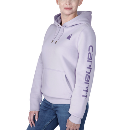 Carhartt Womens Clarksburg Fleece Graphic Hooded Sweatshirt