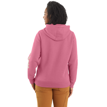 Carhartt Womens Clarksburg Fleece Graphic Hooded Sweatshirt