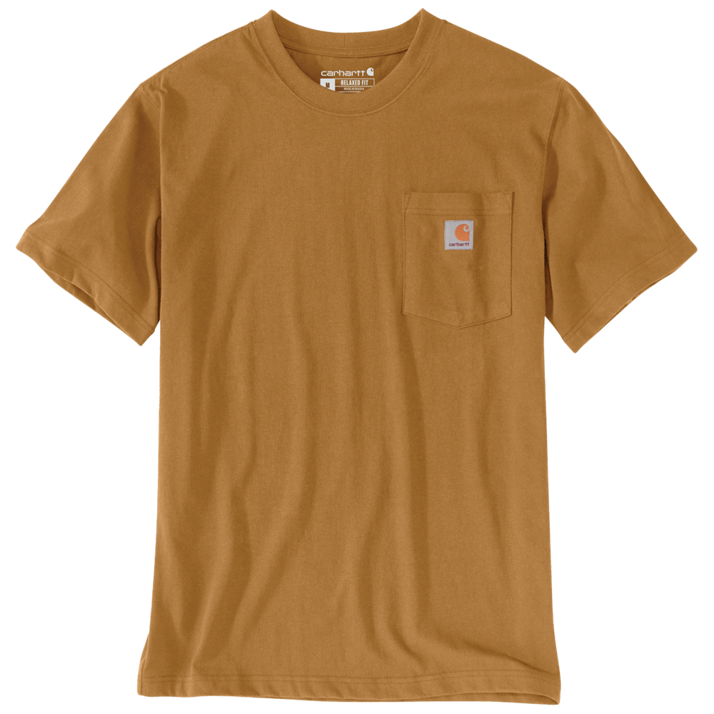 Carhartt Dearborn RELAXED FIT Heavyweight K87 Pocket T-Shirt Carhartt Brn