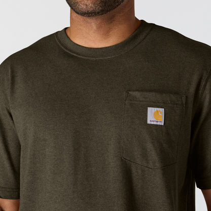 Carhartt Dearborn K87 Pocket T-Shirt - Burnished Logs Heather