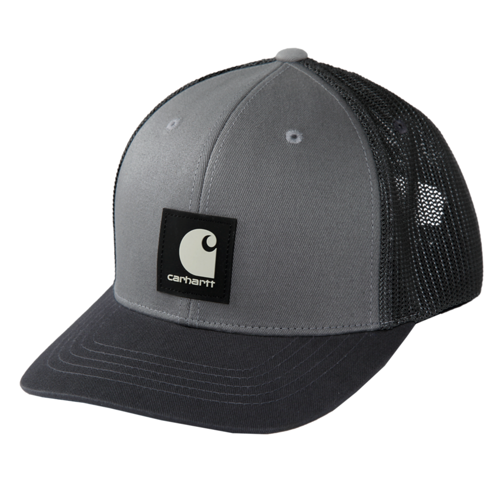 Carhartt Rugged Flex Logo Patch Cap - Asphalt