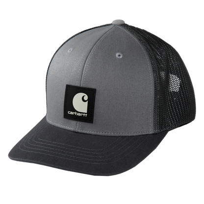 Carhartt Rugged Flex Logo Patch Cap - Asphalt