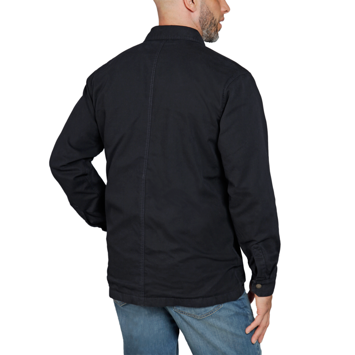 Carhartt Relaxed Fit Canvas Fleece Lined Shirt Jacket - view 3