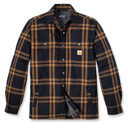 Carhartt Heavyweight Flannel Sherpa Lined Shirt Jacket