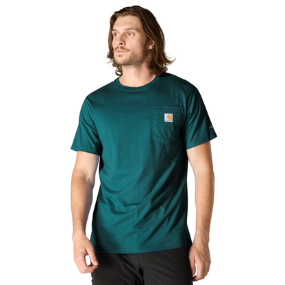 Carhartt Force Midweight Pocket T - T Teal