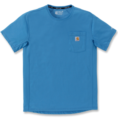 Carhartt Force Midweight Pocket T - Engineer Blue Heather
