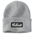 Carhartt Knit Cuffed Script Patch Beanie - Heather Grey