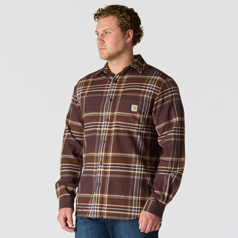 Carhartt Rugged Flex Relaxed Fit Midweight Long Sleeve Plaid Shirt