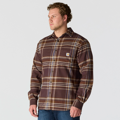Carhartt Rugged Flex Relaxed Fit Midweight Long Sleeve Plaid Shirt