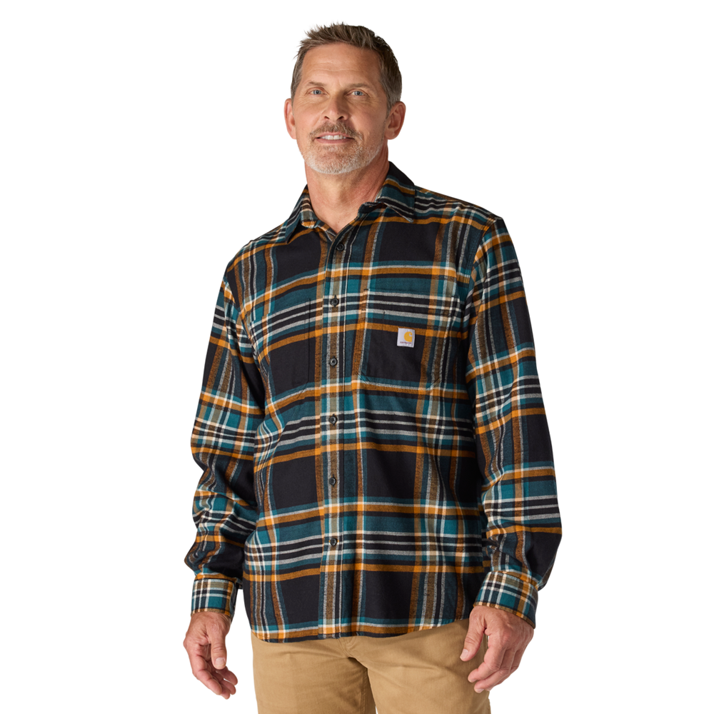 Carhartt Rugged Flex Relaxed Fit Midweight Long Sleeve Plaid Shirt
