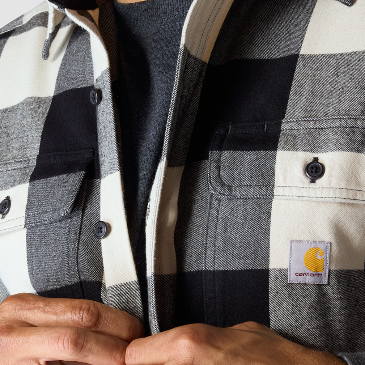 Carhartt Loose Fit Heavyweight Flannel Plaid Shirt