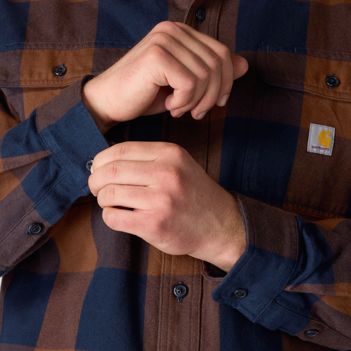 Carhartt Loose Fit Heavyweight Flannel Plaid Shirt