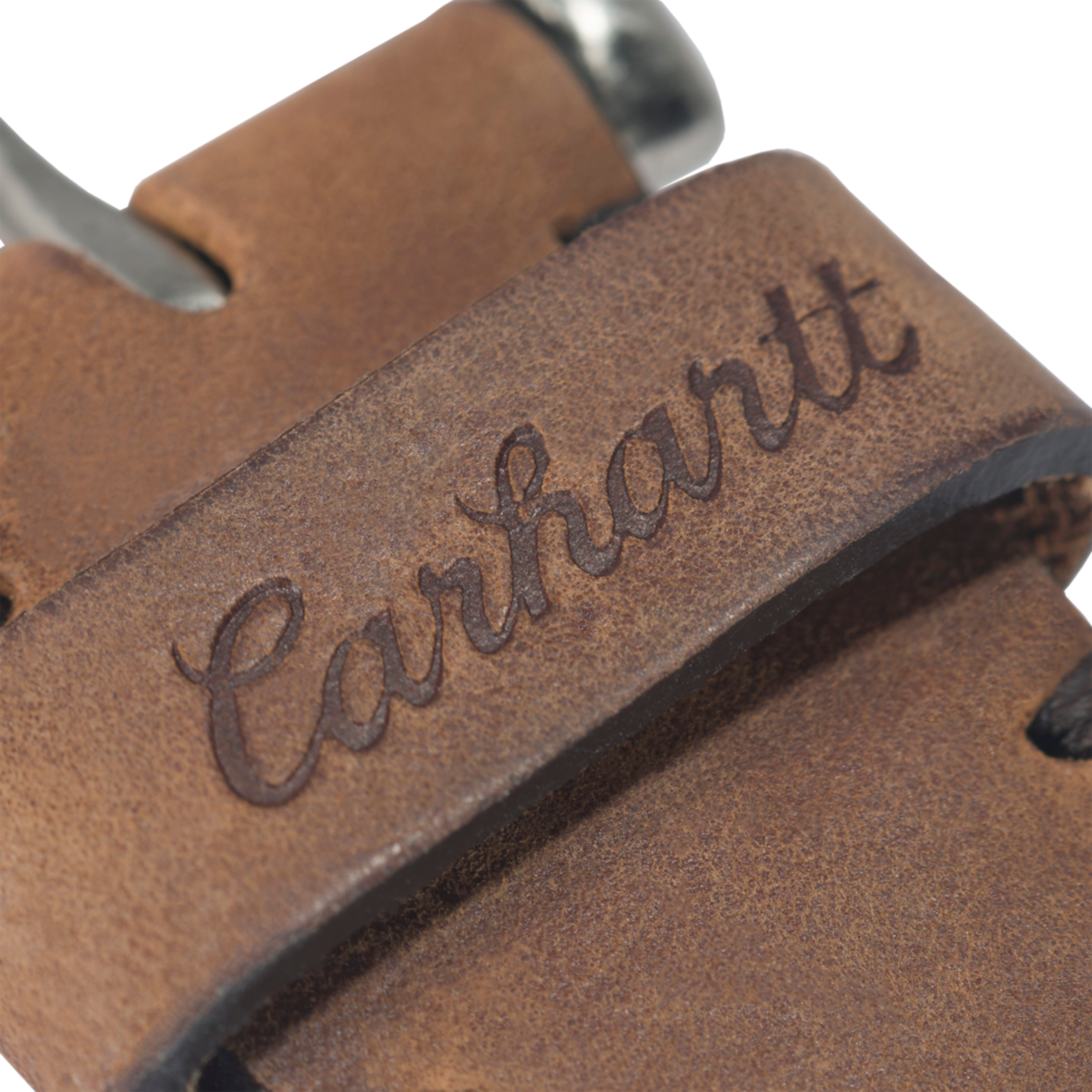 Carhartt Womens Tanned Leather Continuous Belt in Black