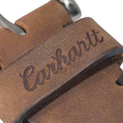 Carhartt Womens Tanned Leather Continuous Belt in Black