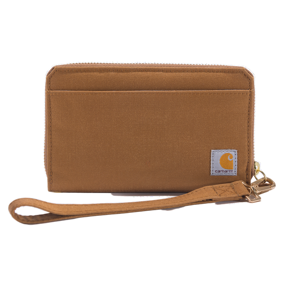 Carhartt Nylon Duck Lay-Flat Clutch in Carhartt Brown